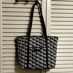 Vera Bradley Scottie Dogs quilted purse tote bag